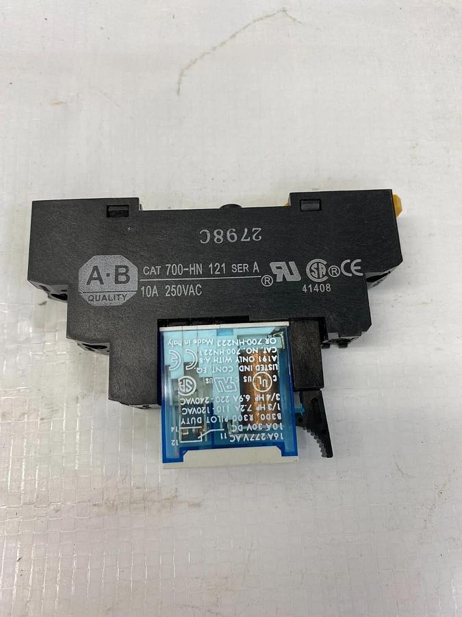 Used Allen Bradley 700-HN 121 Series A 10A 250 VAC - Lot of 2