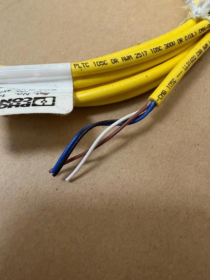 Used Phoenix Contact 1406245 Sensor/Actuator Cable  - Lot of 5 *NEW*