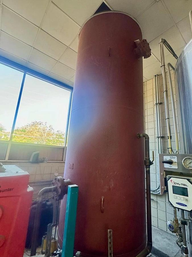 Used Steel Fab 102-737SF, 1542 Gallon Air Receiving Pressure Tank