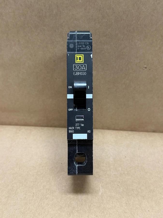 Used Square D EJB14030 30A, 1 Pole Circuit Breaker