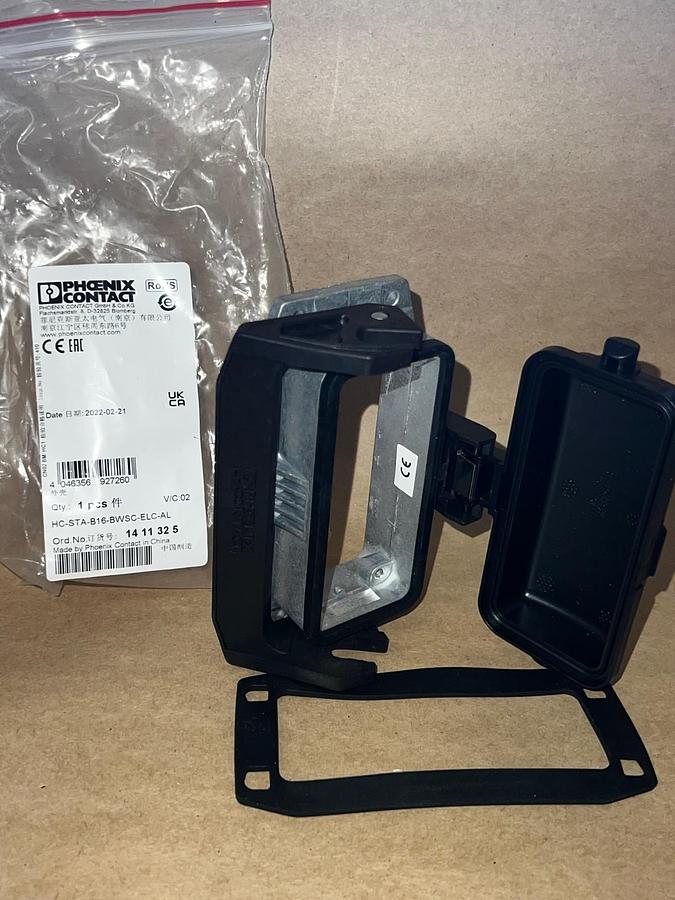 Used Phoenix Contact HC-STA-B16-BWSC-ELC-AL Panel Mounting Base *NEW*