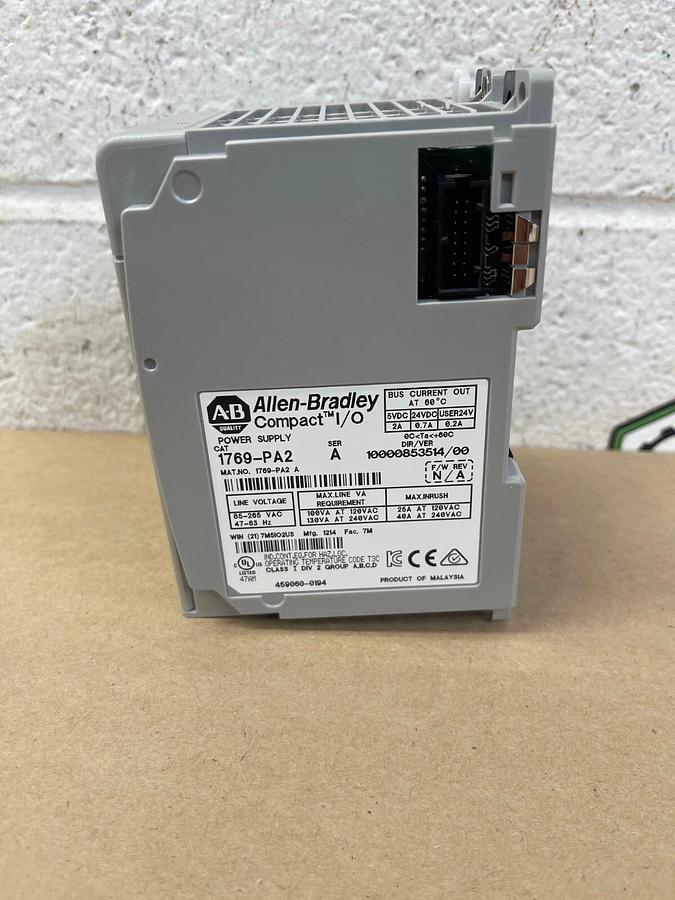 Used Allen Bradley 1769-PA2 Power Supply, Compact I/O