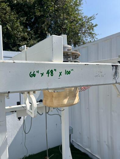 Used H&H Products Bulk Bag Fill Station, Load Cell, Avery Weightronix Digital ReadOut