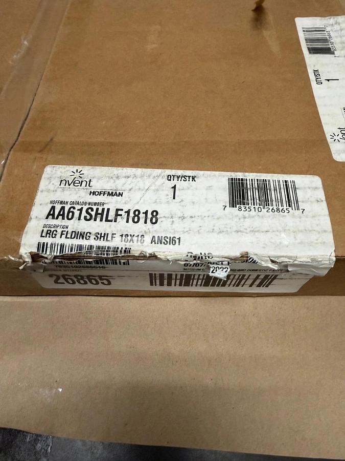 Used NVent AA61SHLF1818 Large Folding Shelf 18x18 *NEW*