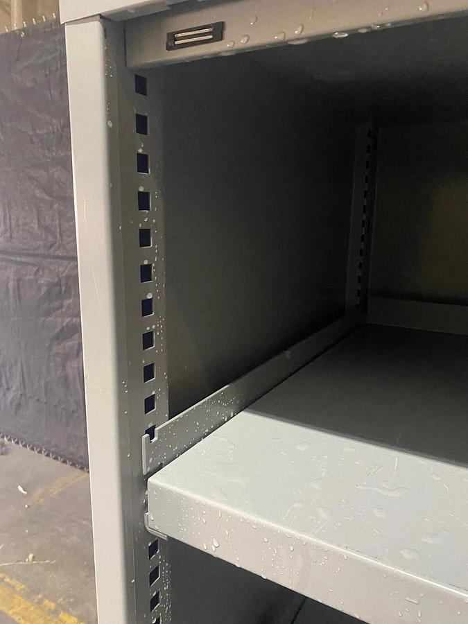 Used Lyon Single Door Industrial Tool Cabinet/Parts Storage W:30" H:59.50" D:27.75"