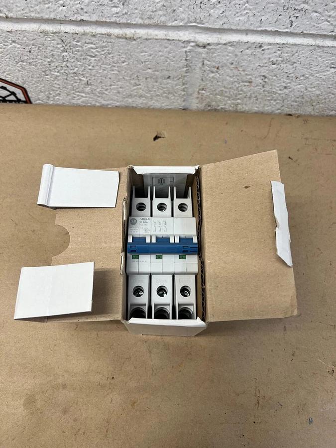 Used Allen Bradley 1489-M3C016 Ser. D Circuit Breaker