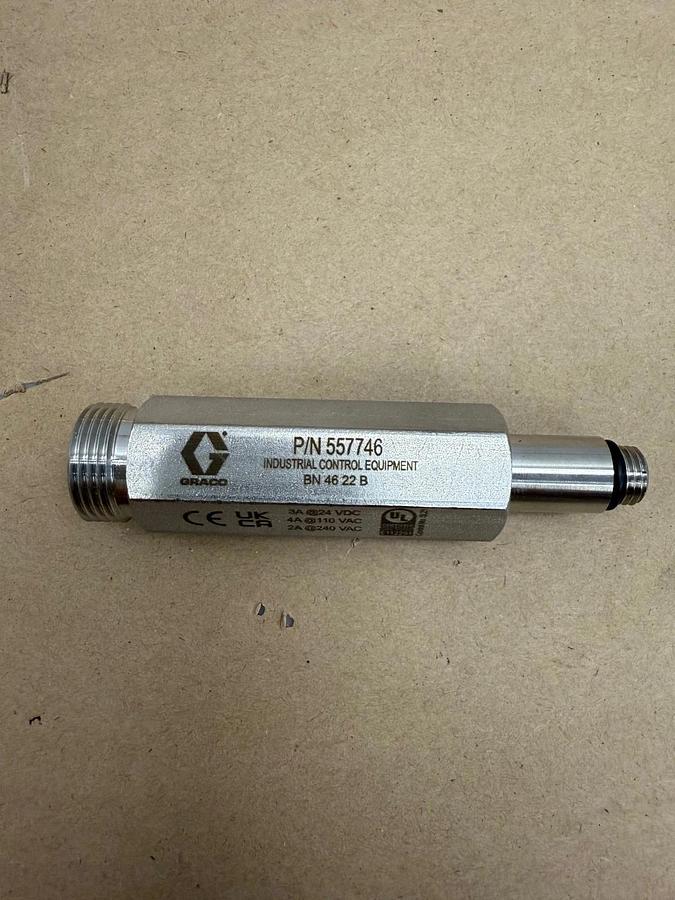 Used Graco 557746 Proximity Switch, 5- Pin Male *NEW*