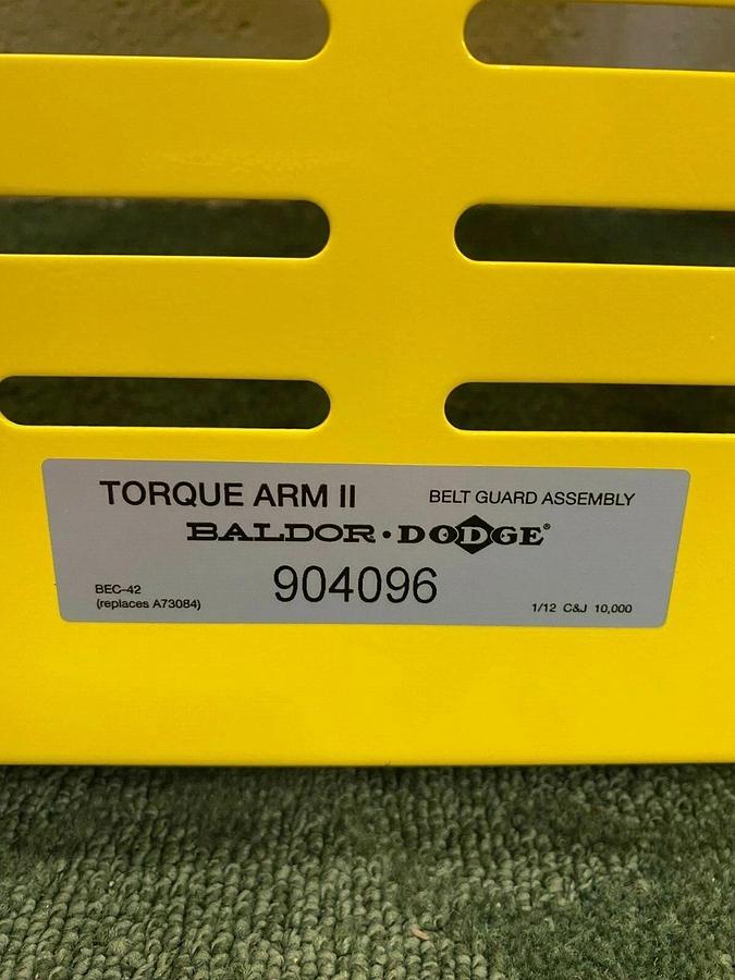 Used Baldor Dodge 904096 Belt Guard Assembly , Size TA4207BG-B