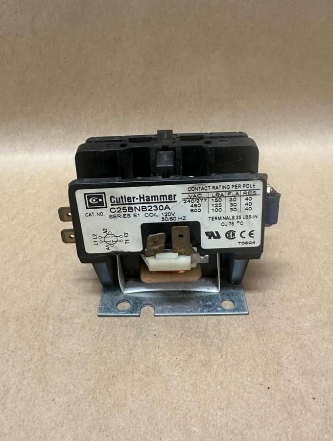 Used Cutler-Hammer C25BNB230A Series E1 DP Contactor