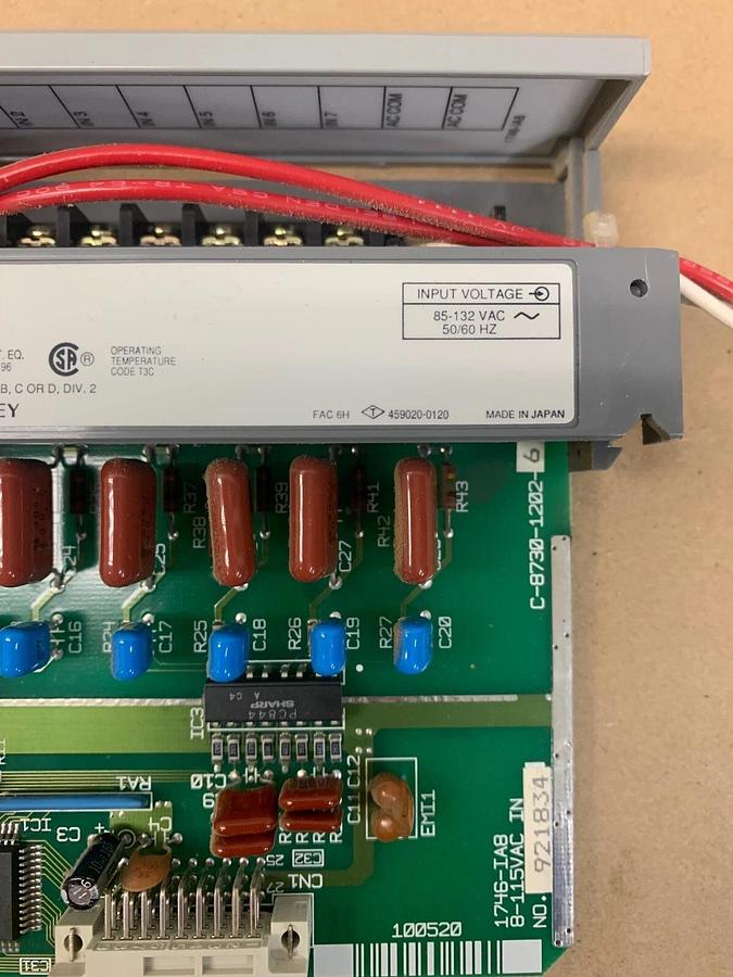 Used Allen Bradley SLC 500 1746-IA8 Input Module