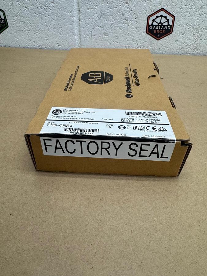 Used Allen Bradley 1769-CRR3 Right-to-Right Expansion Cable *FACTORY SEALED*