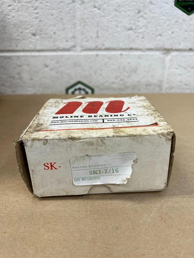 Used Moline Bearing SK1-7/16 Flange Mount Bearing