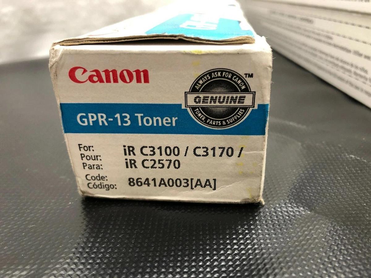 Used Canon GPR-13 Toner -  Lot of 3 -  2 Magenta and 1 Cyan