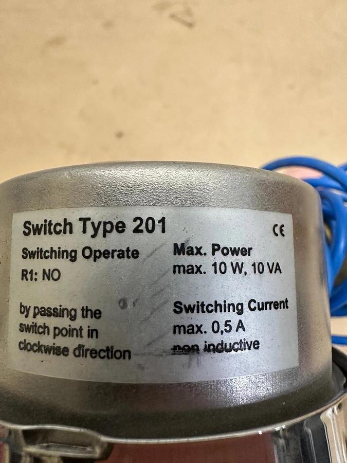 Used McDaniel Controls Inc. Type 201, Switch Type 201, Switching Operate