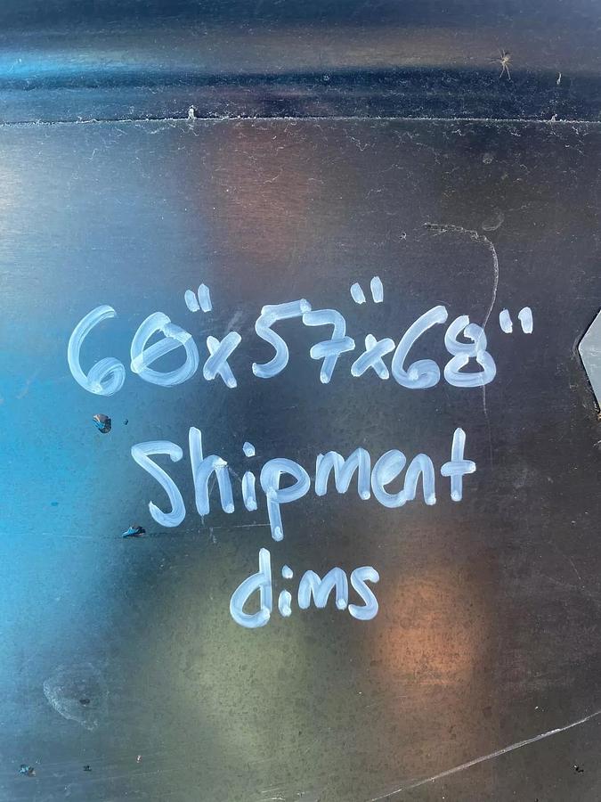 Used 2000 L (528 Gal) Polyethylene Vertical Liquid Storage Tank Diam: 50" Height: 5'