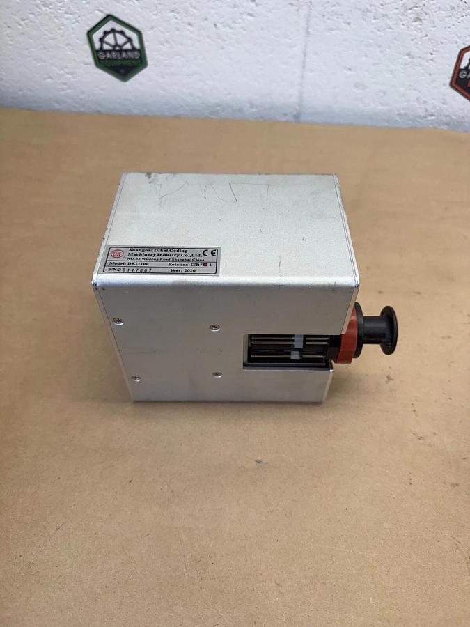 Used Shanghai Dikai Coding Machinery DK-1100 Cont Printing Machine Hot Ink Roll Coder