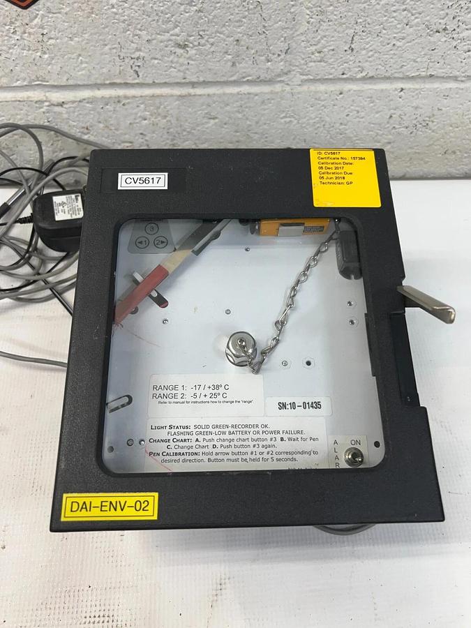 Used Cobex DAI-ENV-02 Temperature Chart Recorder