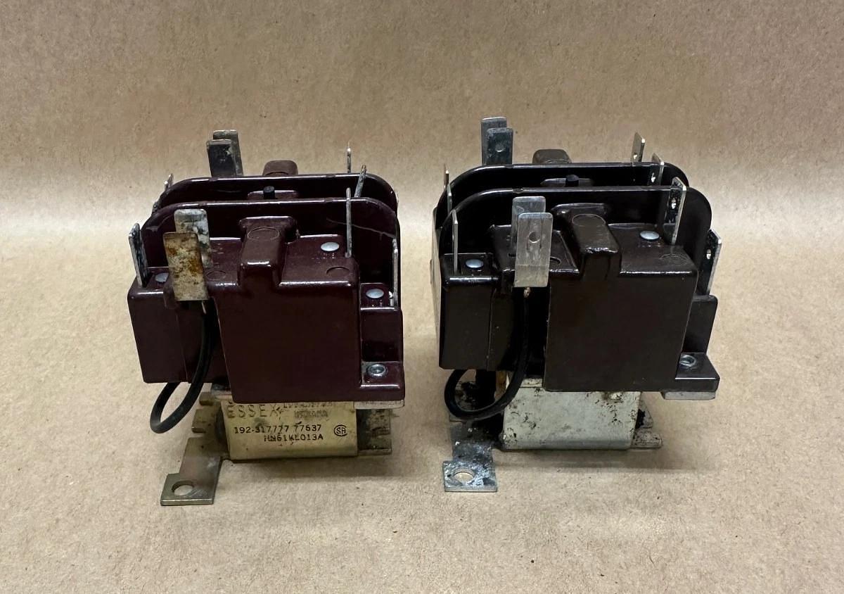 Used ESSEX 192-317777-77637 3 Pole Relay w/ 120V Coil - Lot of 2