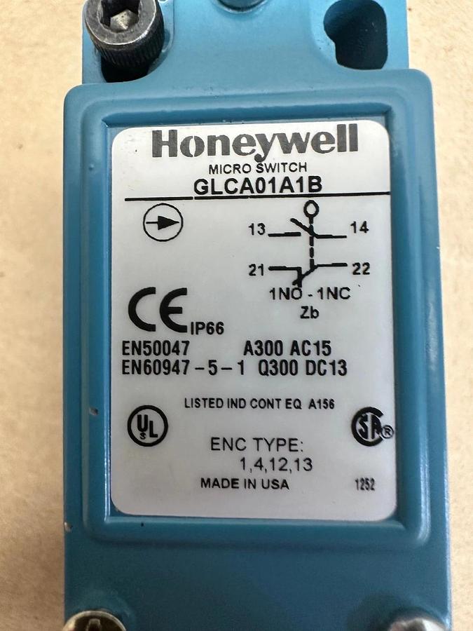 Used Honeywell GLCA1A1B Limit Switch
