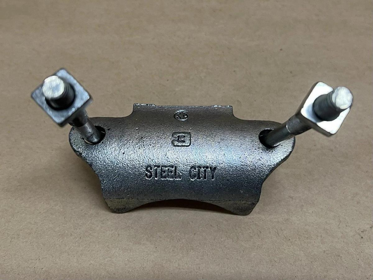 Used Steel City 3" Right Angle Beam Clamp - Lot of 2