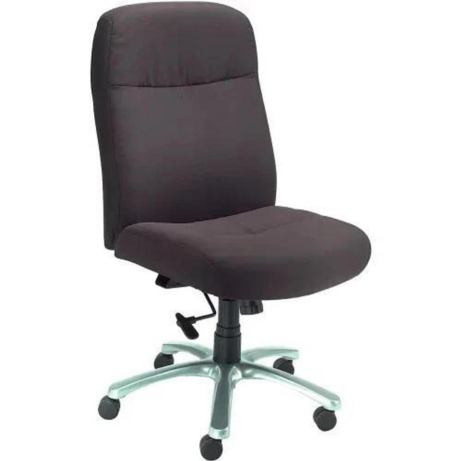 Global Industrial 808666BK Big & Tall Armless Chair - Black