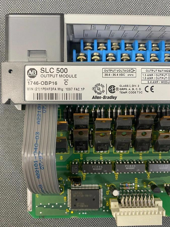 Used Allen Bradley 1746-OB16 Output Module Series C SLC 500