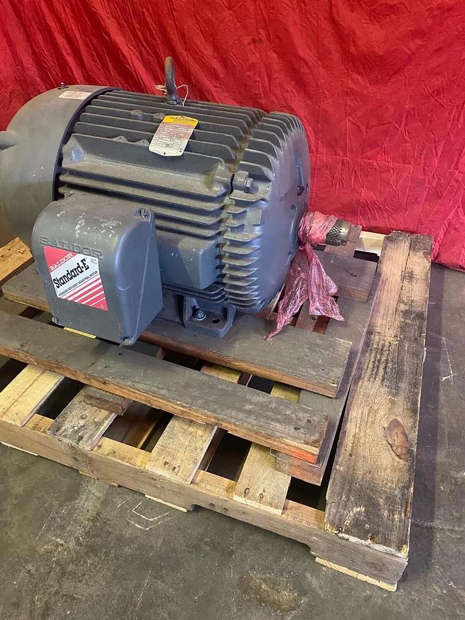 Used Baldor M4109T, 3 Phase Motor, 40 HP, 3520 RPM, 324TS Frame