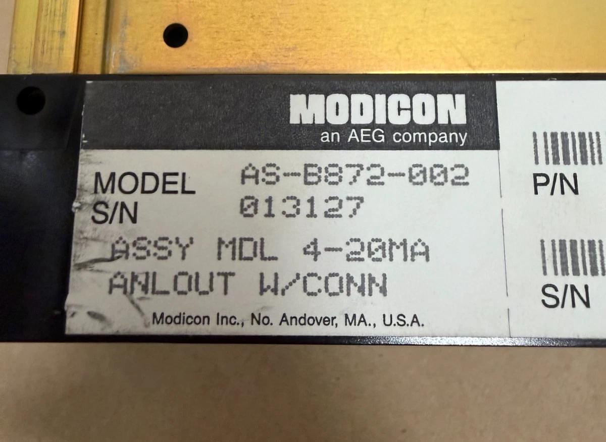 Used Modicon AS-B872-002 Analog Output Module