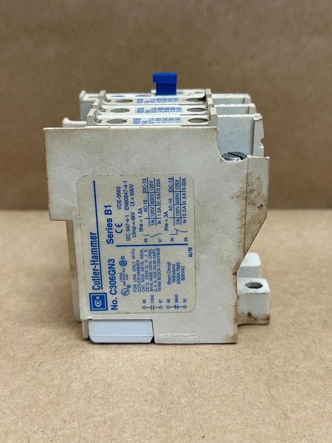 Used Cutler-Hammer C306GN3 Overload Relay