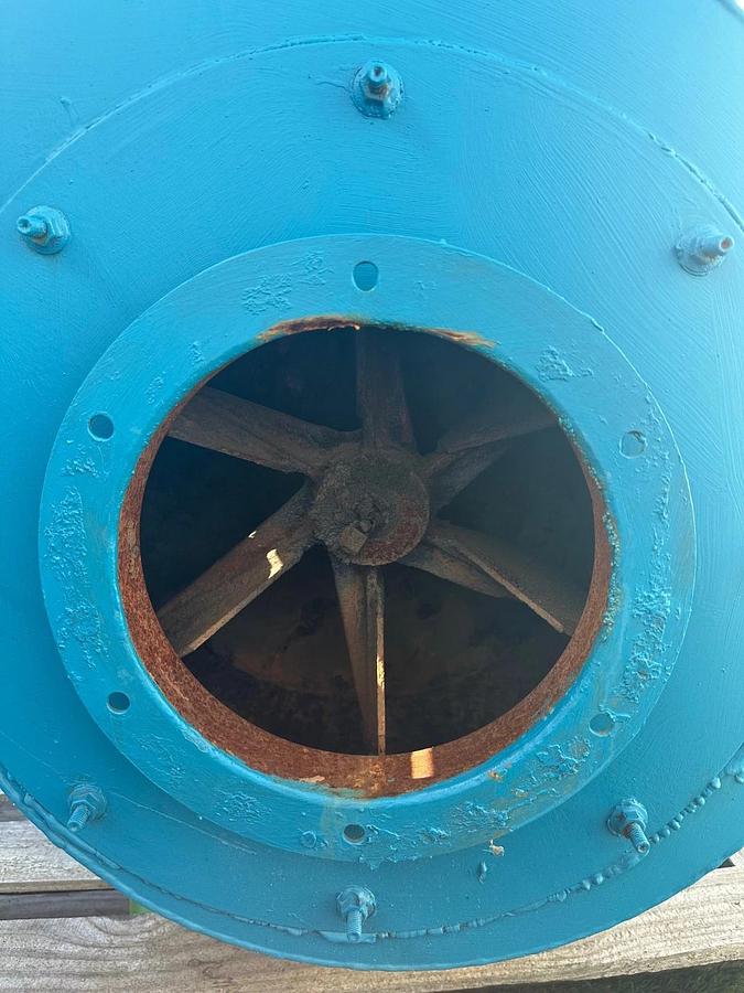 Used New York Blower 20-GI Top Horizontal CW 90, 1.5Hp @ 1740Rpm, 208-230/460V