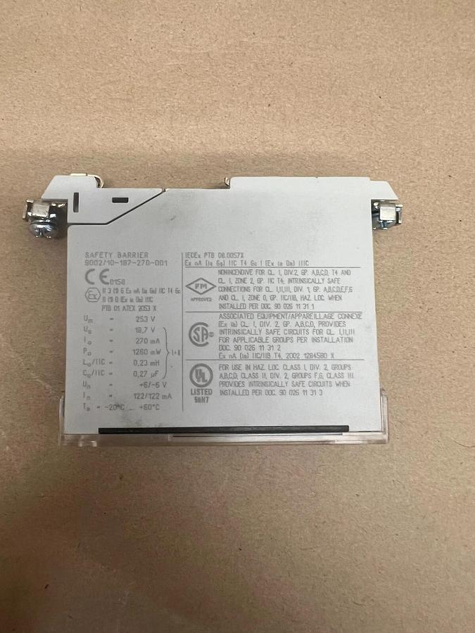 Used Intrinspak 9002/10-187-270-001 Safety Barrier