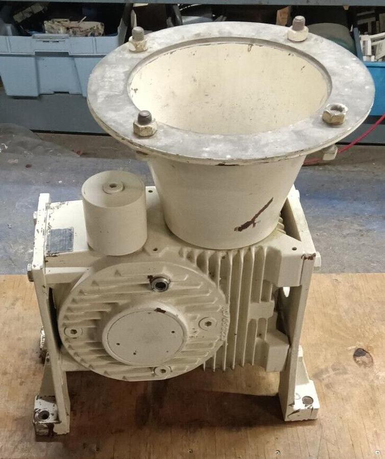Used Rexnord Link-Belt 2947Y125W Gear Reducer, Ratio 38.4:1, US Elec Motor 15HP
