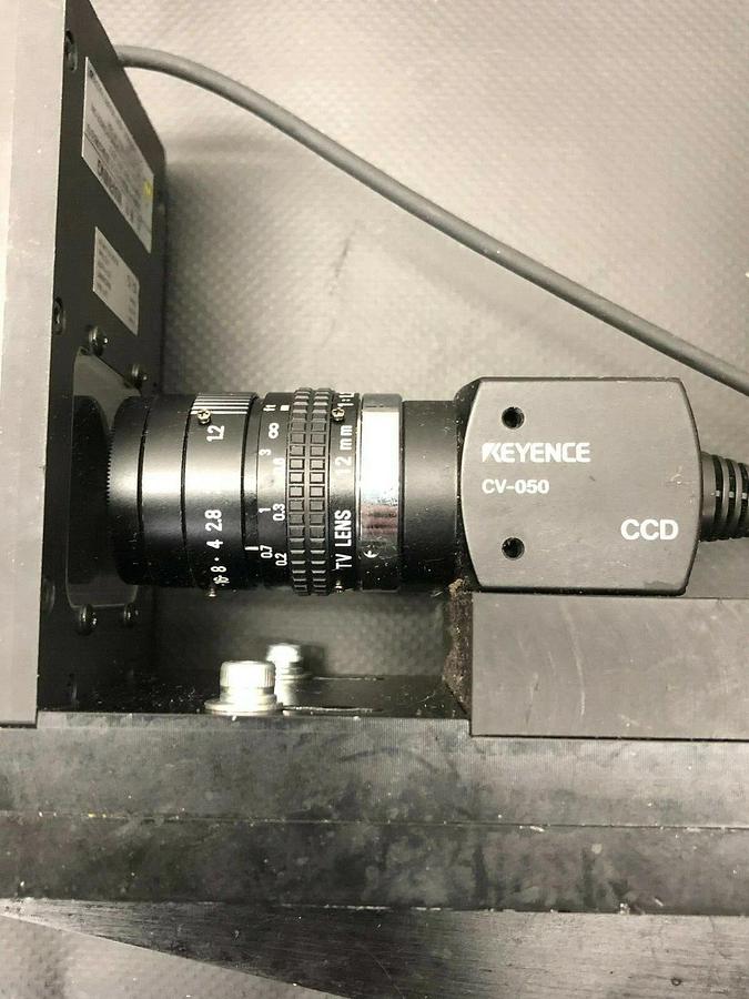 Used CCS America LFV-50A Illuminator & PD-1012 Power Supply, Keyence CV-050 Camera
