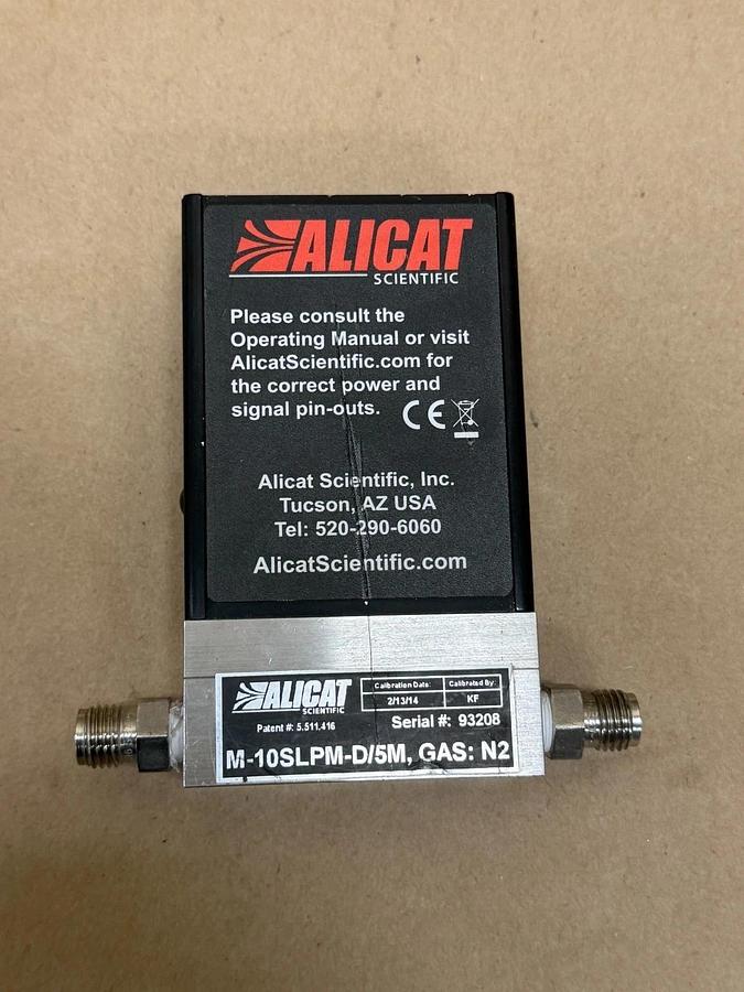 Used ALICAT SCIENTIFIC M-10SLPM-D/5M Flow Controller