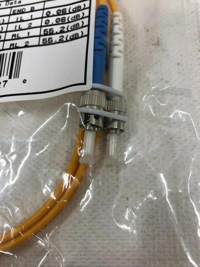 Used Quiktron 810-227-003 Fiber Optic Jumper Cable 1 meter (LOT of 23)