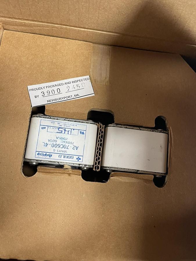 Gould Shawmut A1-66C160TS, Fuse, 160 A, 690 VAC, 2 per box