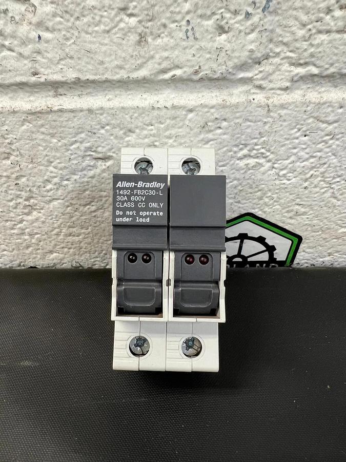 Used Allen Bradley 1492-FB2C30-L 30A, 600V Fuse Holder