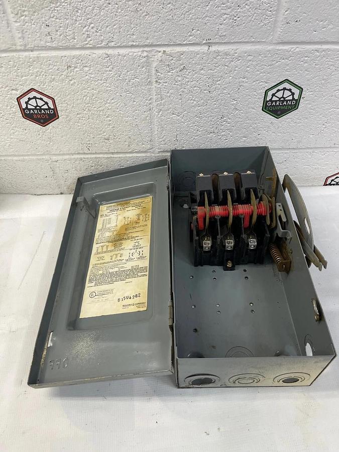 Used Square D HU-362 Series E1 Safety Switch 60 Amp