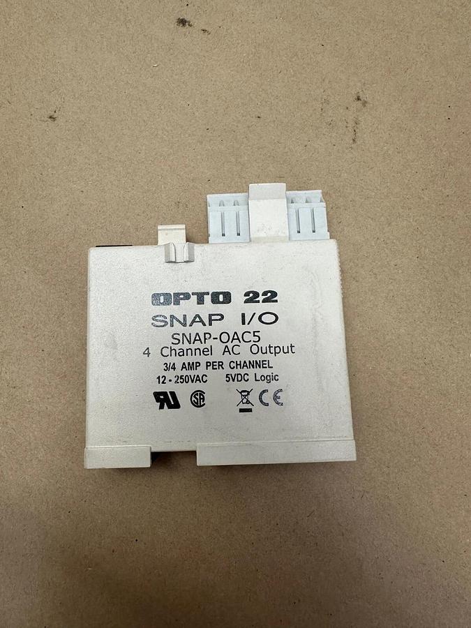 Used OPTO 22 SNAP-OAC5 4 Channel AC Output