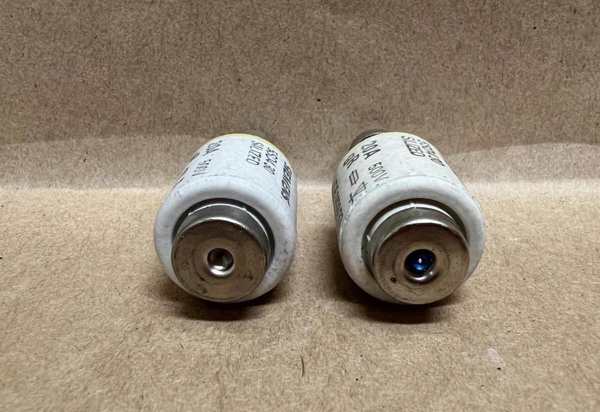 Used Siemens 5SD430 20A, Fuse Link - Lot of 2