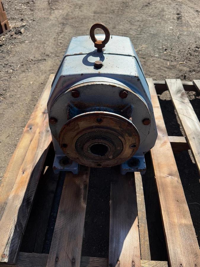 Used Inline Helical Gear Reducer Ratio 4.1, 22” x 15” x 18"