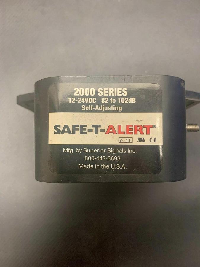 Used SAFE-T-ALERT, 82-102dB Backup Alarm 12-24VDC