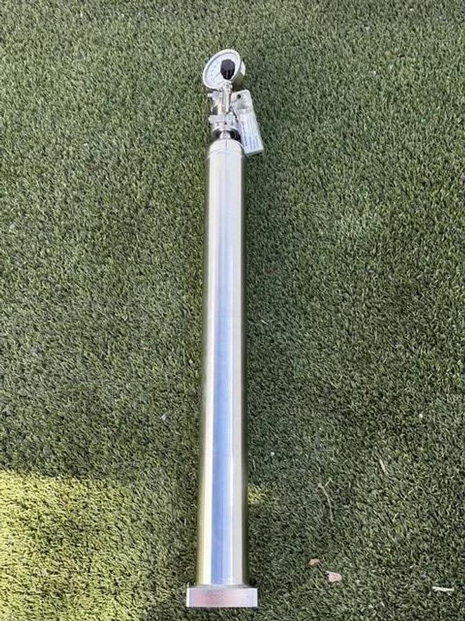 Used Stainless Steel Filter Housing w/ 316L Stainless Steel Flow Cell