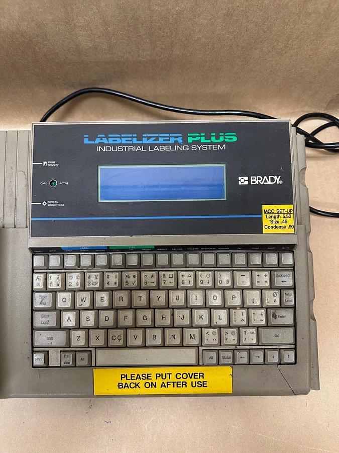 Used Brady Labelizer Plus Label and Sign Maker
