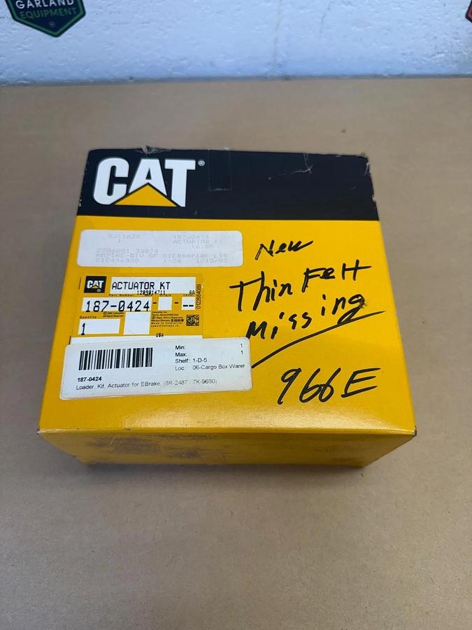 Used CAT 187-0424 Actuator for E-Brake *NEW*