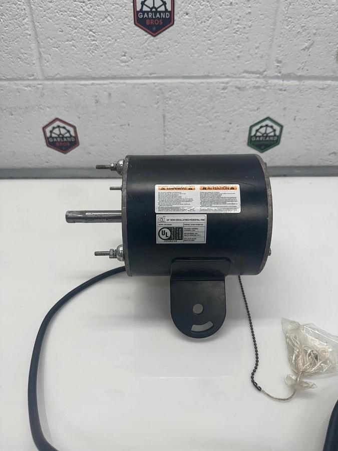 Used Continental Dynamics 292650, 24” Non Oscillating Pedestal Fan, 120V, 60Hz 3.6A