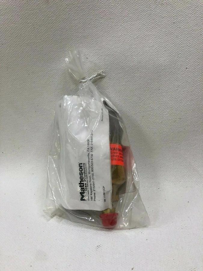 Used Matheson Gas Products 6103L Flash Arrestor with Manual