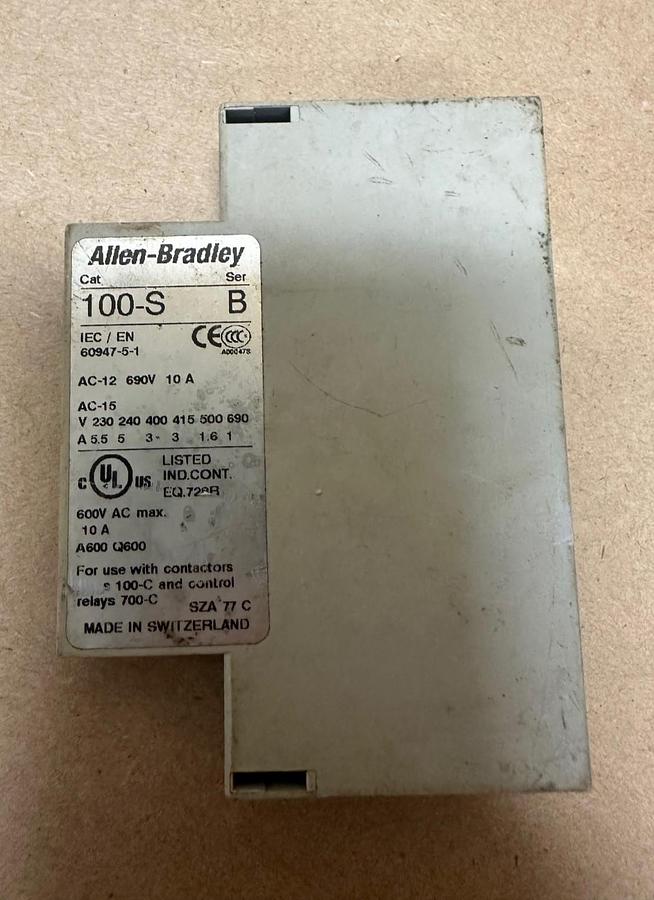 Used Allen Bradley 100-S Ser B Contactor
