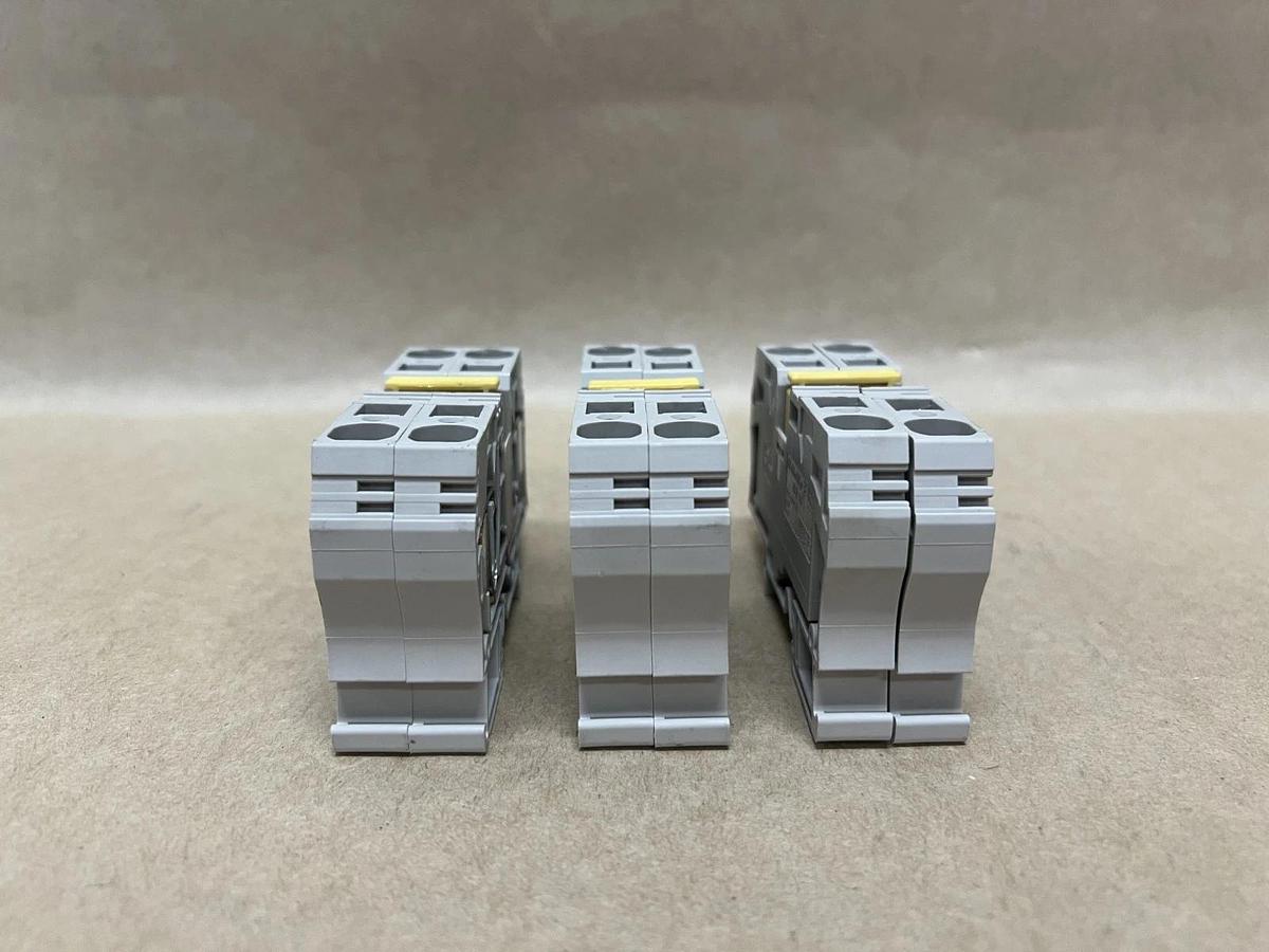 Used Weidmüller ZDU 16 Terminal Block - Lot of 3