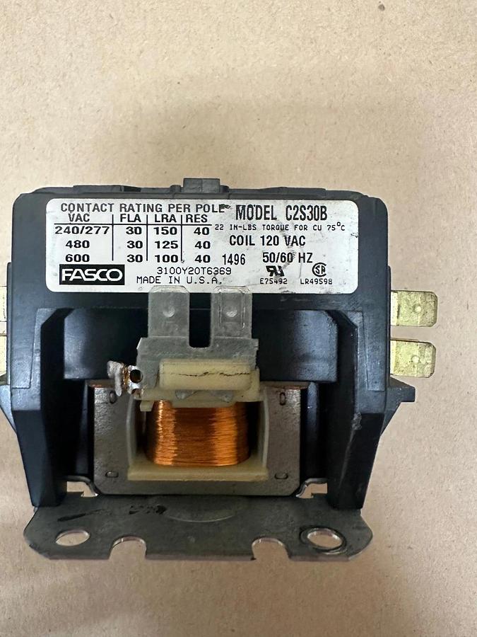 Used Fasco C2S30B Contactor